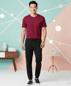 T.T. Men’s Cotton Blend | Solid Round Neck T-Shirt & Slim Fit Track Pants | Comfortable Casual Wear Co-ord Set for Men