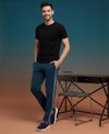 T.T. Men’s Cotton Blend | Solid Round Neck T-Shirt & Slim Fit Track Pants | Comfortable Casual Wear Co-ord Set for Men