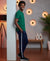T.T. Men’s Cotton Blend | Solid Round Neck T-Shirt & Slim Fit Track Pants | Comfortable Casual Wear Co-ord Set for Men