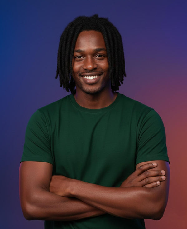 T.T. Men’s Cotton Blend | Solid Round Neck T-Shirt & Slim Fit Track Pants | Comfortable Casual Wear Co-ord Set for Men