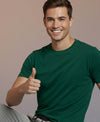 T.T. Men’s Cotton Blend | Solid Round Neck T-Shirt & Slim Fit Track Pants | Comfortable Casual Wear Co-ord Set for Men