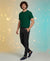 T.T. Men’s Cotton Blend | Solid Round Neck T-Shirt & Slim Fit Track Pants | Comfortable Casual Wear Co-ord Set for Men