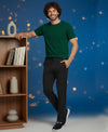 T.T. Men’s Cotton Blend | Solid Round Neck T-Shirt & Slim Fit Track Pants | Comfortable Casual Wear Co-ord Set for Men