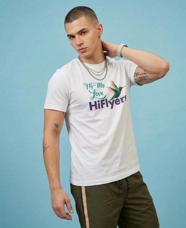 T.T. Men’s Cotton Blend | Printed Round Neck T-Shirt & Regular Fit Shorts | Casual Co-ord Set for Men