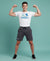T.T. Men’s Cotton Blend | Printed Round Neck T-Shirt & Regular Fit Shorts | Casual Co-ord Set for Men