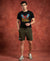 T.T. Men’s Cotton Blend | Printed Round Neck T-Shirt & Regular Fit Shorts | Casual Co-ord Set for Men