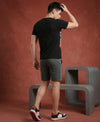 T.T. Men’s Cotton Blend | Printed Round Neck T-Shirt & Regular Fit Shorts | Casual Co-ord Set for Men