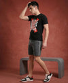 T.T. Men’s Cotton Blend | Printed Round Neck T-Shirt & Regular Fit Shorts | Casual Co-ord Set for Men