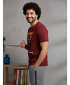 T.T. Men’s Cotton Blend | Printed Round Neck T-Shirt & Regular Fit Shorts | Casual Co-ord Set for Men