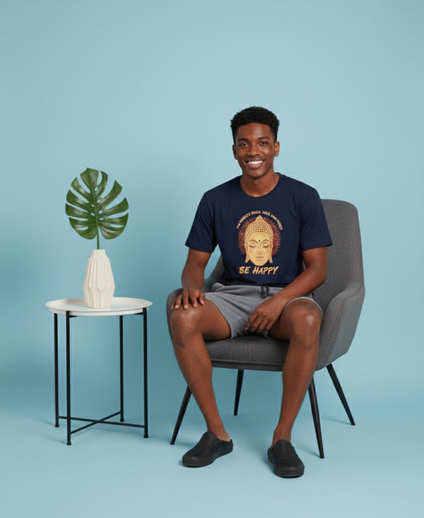 T.T. Men’s Cotton Blend | Printed Round Neck T-Shirt & Regular Fit Shorts | Casual Co-ord Set for Men