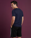 T.T. Men’s Cotton Blend | Printed Round Neck T-Shirt & Regular Fit Shorts | Casual Co-ord Set for Men