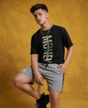 T.T. Men’s Cotton Blend | Printed Round Neck T-Shirt & Regular Fit Shorts | Casual Co-ord Set for Men