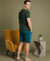 T.T. Men’s Cotton Blend | Printed Round Neck T-Shirt & Regular Fit Shorts | Casual Co-ord Set for Men
