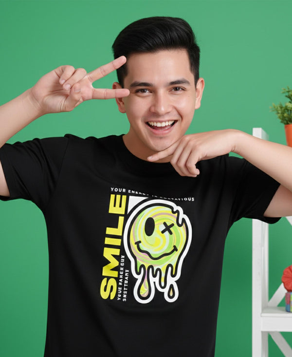 T.T. Men’s Cotton Blend | Printed Round Neck T-Shirt & Regular Fit Shorts | Casual Co-ord Set for Men