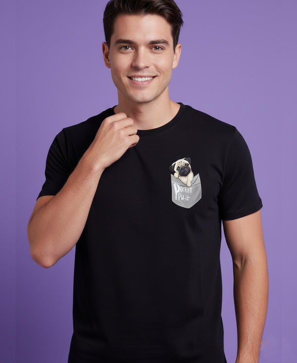 T.T. Men’s Cotton Blend | Printed Round Neck T-Shirt & Regular Fit Shorts | Casual Co-ord Set for Men