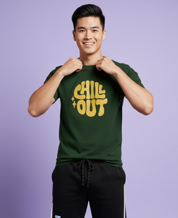 T.T. Men’s Cotton Blend | Printed Round Neck T-Shirt & Regular Fit Shorts | Casual Co-ord Set for Men