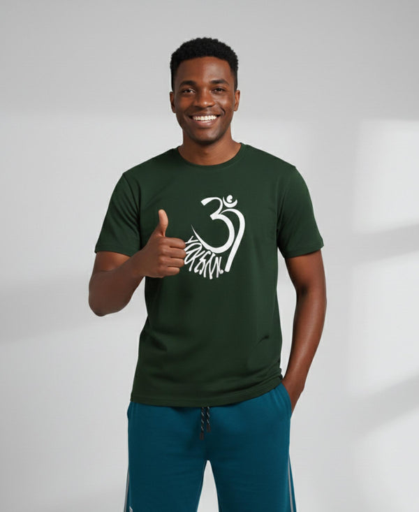 T.T. Men’s Cotton Blend | Printed Round Neck T-Shirt & Regular Fit Shorts | Casual Co-ord Set for Men