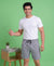 T.T. Men’s Cotton Blend | Solid Round Neck T-Shirt & Regular Fit Shorts | Casual Co-ord Set for Men