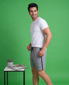 T.T. Men’s Cotton Blend | Solid Round Neck T-Shirt & Regular Fit Shorts | Casual Co-ord Set for Men