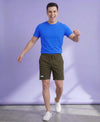 T.T. Men’s Cotton Blend | Solid Round Neck T-Shirt & Regular Fit Shorts | Casual Co-ord Set for Men