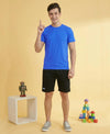 T.T. Men’s Cotton Blend | Solid Round Neck T-Shirt & Regular Fit Shorts | Casual Co-ord Set for Men