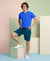 T.T. Men’s Cotton Blend | Solid Round Neck T-Shirt & Regular Fit Shorts | Casual Co-ord Set for Men
