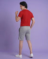 T.T. Men’s Cotton Blend | Solid Round Neck T-Shirt & Regular Fit Shorts | Casual Co-ord Set for Men