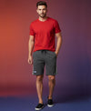 T.T. Men’s Cotton Blend | Solid Round Neck T-Shirt & Regular Fit Shorts | Casual Co-ord Set for Men
