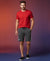 T.T. Men’s Cotton Blend | Solid Round Neck T-Shirt & Regular Fit Shorts | Casual Co-ord Set for Men