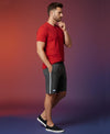 T.T. Men’s Cotton Blend | Solid Round Neck T-Shirt & Regular Fit Shorts | Casual Co-ord Set for Men