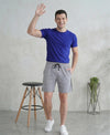 T.T. Men’s Cotton Blend | Solid Round Neck T-Shirt & Regular Fit Shorts | Casual Co-ord Set for Men