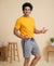 T.T. Men’s Cotton Blend | Solid Round Neck T-Shirt & Regular Fit Shorts | Casual Co-ord Set for Men