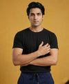 T.T. Men’s Cotton Blend | Solid Round Neck T-Shirt & Regular Fit Shorts | Casual Co-ord Set for Men