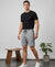 T.T. Men’s Cotton Blend | Solid Round Neck T-Shirt & Regular Fit Shorts | Casual Co-ord Set for Men