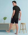 T.T. Men’s Cotton Blend | Solid Round Neck T-Shirt & Regular Fit Shorts | Casual Co-ord Set for Men