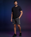 T.T. Men’s Cotton Blend | Solid Round Neck T-Shirt & Regular Fit Shorts | Casual Co-ord Set for Men