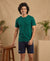 T.T. Men’s Cotton Blend | Solid Round Neck T-Shirt & Regular Fit Shorts | Casual Co-ord Set for Men