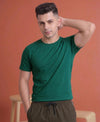 T.T. Men’s Cotton Blend | Solid Round Neck T-Shirt & Regular Fit Shorts | Casual Co-ord Set for Men