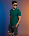 T.T. Men’s Cotton Blend | Solid Round Neck T-Shirt & Regular Fit Shorts | Casual Co-ord Set for Men