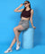 T.T. Women|Ribbed Crop Top|Sleeveless Round Neck Slim Fit Aesthetic Streetwear Top|Stretchable Cotton Fabric|Tshirt|Top||Plum