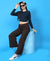 T.T. Women|Stylish Crop Top|Ribbed Slim Fit Full Sleeve Round Neck Trendy Casual Wear Top|Stretchable Cotton Fabric|Tshirt|Top||Denim