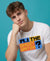 T.T. Men|Graphics Printed Tshirts For Men|Eco Friendly Fabric|Round Neck|Half Sleeves|Cotton Blended Tees For Men|Regular Fit|Big Print|White