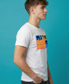 T.T. Men|Graphics Printed Tshirts For Men|Eco Friendly Fabric|Round Neck|Half Sleeves|Cotton Blended Tees For Men|Regular Fit|Big Print|White