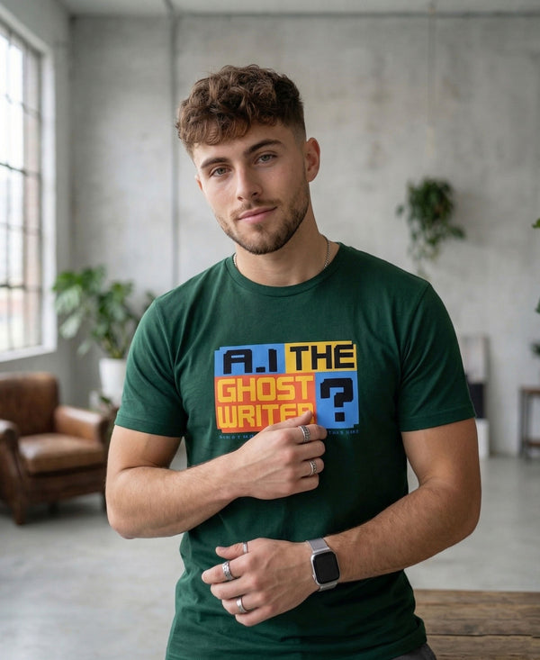 T.T. Men|Graphics Printed Tshirts For Men|Eco Friendly Fabric|Round Neck|Half Sleeves|Cotton Blended Tees For Men|Regular Fit|Big Print|Olive