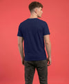 T.T. Men|Graphics Printed Tshirts For Men|Eco Friendly Fabric|Round Neck|Half Sleeves|Cotton Blended Tees For Men|Regular Fit|Big Print|Navy