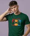 T.T. Men|Graphics Printed Tshirts For Men|Eco Friendly Fabric|Round Neck|Half Sleeves|Cotton Blended Tees For Men|Regular Fit|Big Print|Olive