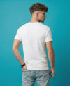 T.T. Men|Graphics Printed Tshirts For Men|Eco Friendly Fabric|Round Neck|Half Sleeves|Cotton Blended Tees For Men|Regular Fit|Big Print|White