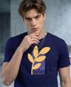 T.T. Men|Graphics Printed Tshirts For Men|Eco Friendly Fabric|Round Neck|Half Sleeves|Cotton Blended Tees For Men|Regular Fit|Big Print|Navy