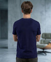 T.T. Men|Graphics Printed Tshirts For Men|Eco Friendly Fabric|Round Neck|Half Sleeves|Cotton Blended Tees For Men|Regular Fit|Big Print|Navy