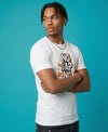 T.T. Men|Graphics Printed Tshirts For Men|Eco Friendly Fabric|Round Neck|Half Sleeves|Cotton Blended Tees For Men|Regular Fit|Big Print|White